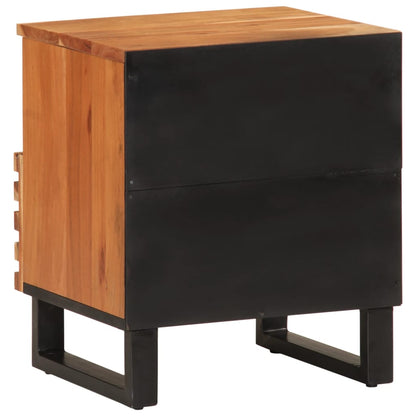 vidaXL Bedside Cabinets 2 pcs 40x34x46 cm Solid Wood Acacia