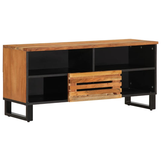 vidaXL TV Cabinet 100x34x46 cm Solid Wood Acacia