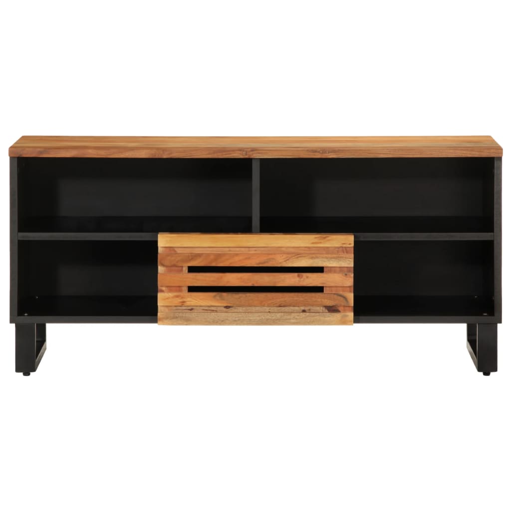 vidaXL TV Cabinet 100x34x46 cm Solid Wood Acacia