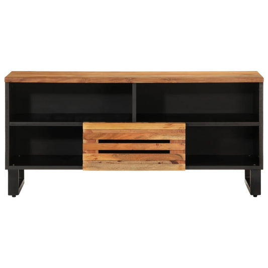 vidaXL TV Cabinet 100x34x46 cm Solid Wood Acacia