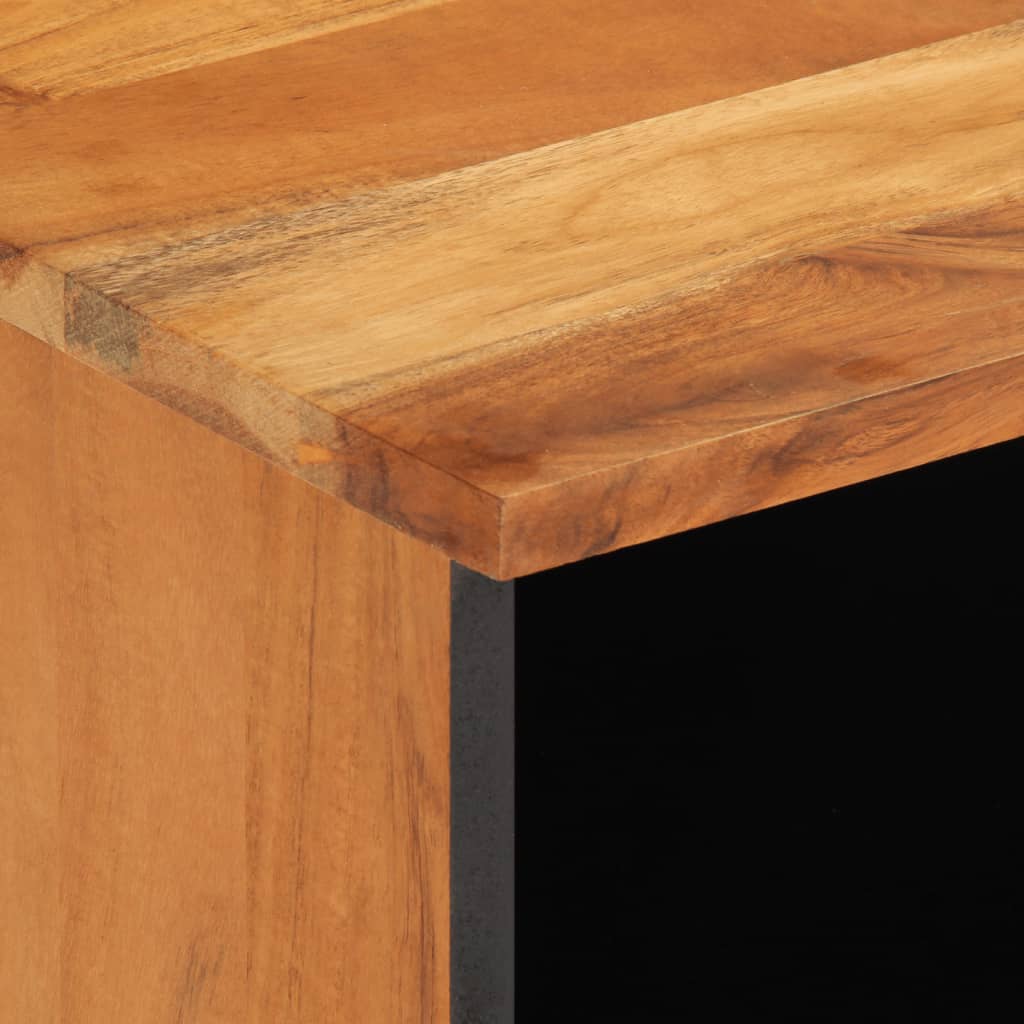 vidaXL TV Cabinet 100x34x46 cm Solid Wood Acacia