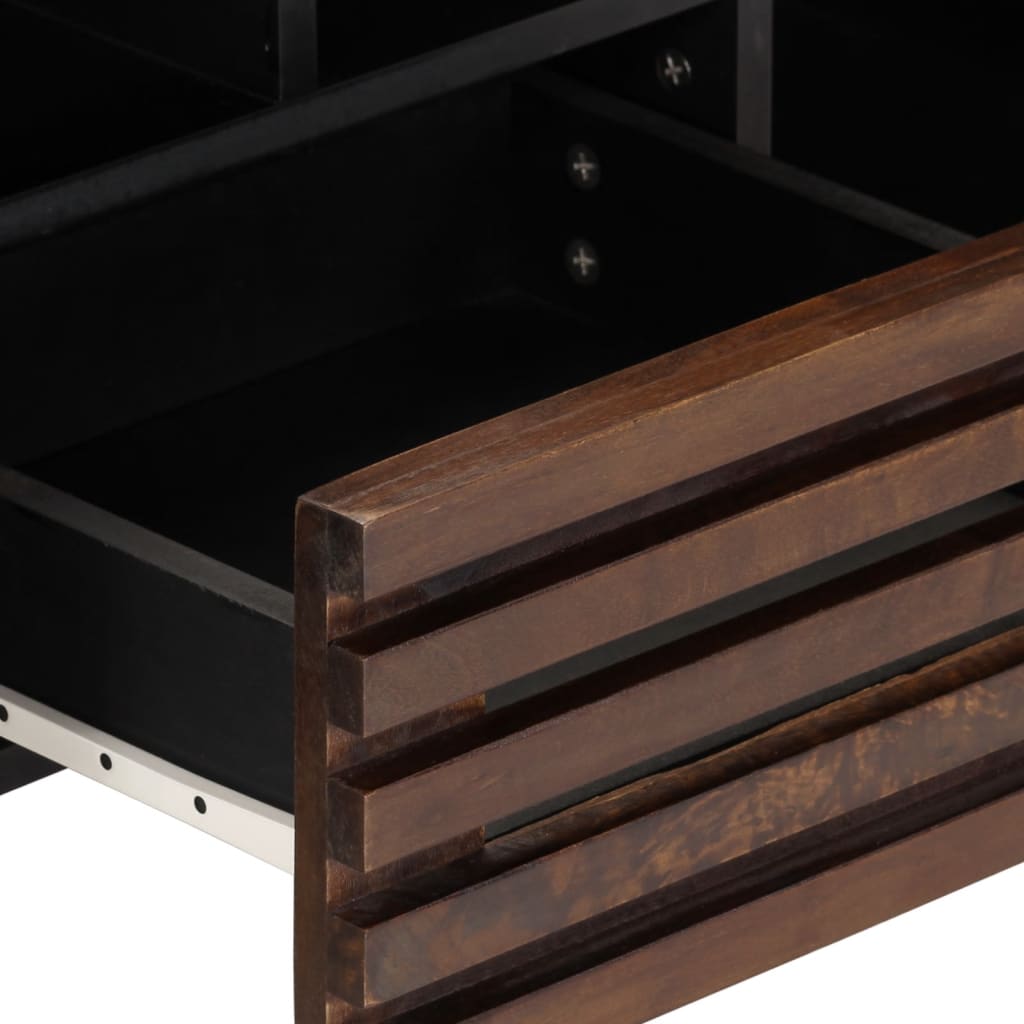 vidaXL TV Cabinet Brown 100x34x46 cm Solid Wood Mango