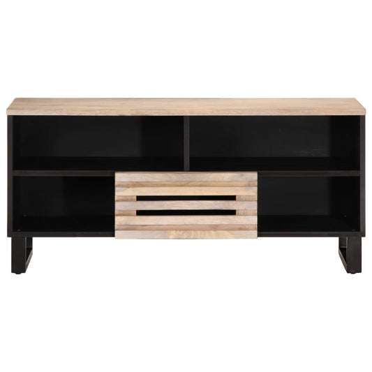 vidaXL TV Cabinet 100x34x46 cm Solid Wood Mango
