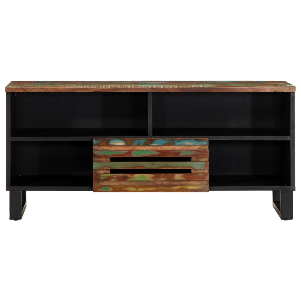 vidaXL TV Cabinet 100x34x46 cm Solid Wood Acacia