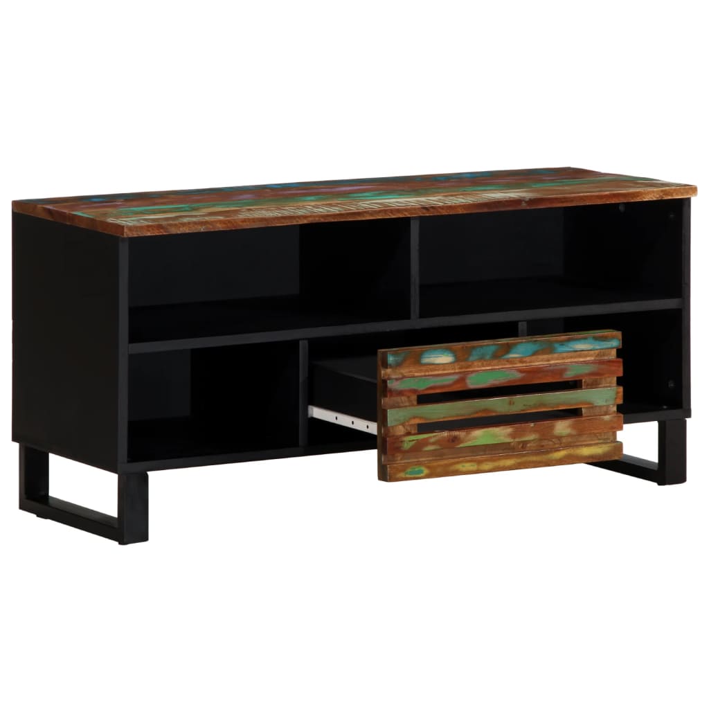 vidaXL TV Cabinet 100x34x46 cm Solid Wood Acacia
