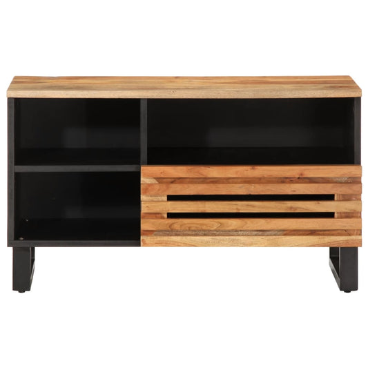 vidaXL TV Cabinet 80x34x46 cm Solid Wood Acacia