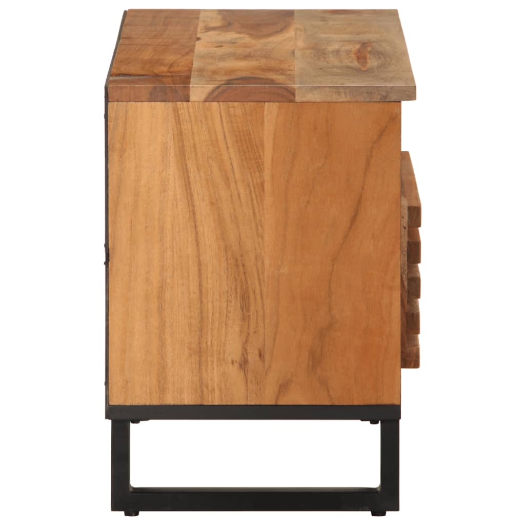 vidaXL TV Cabinet 80x34x46 cm Solid Wood Acacia