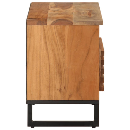 vidaXL TV Cabinet 80x34x46 cm Solid Wood Acacia