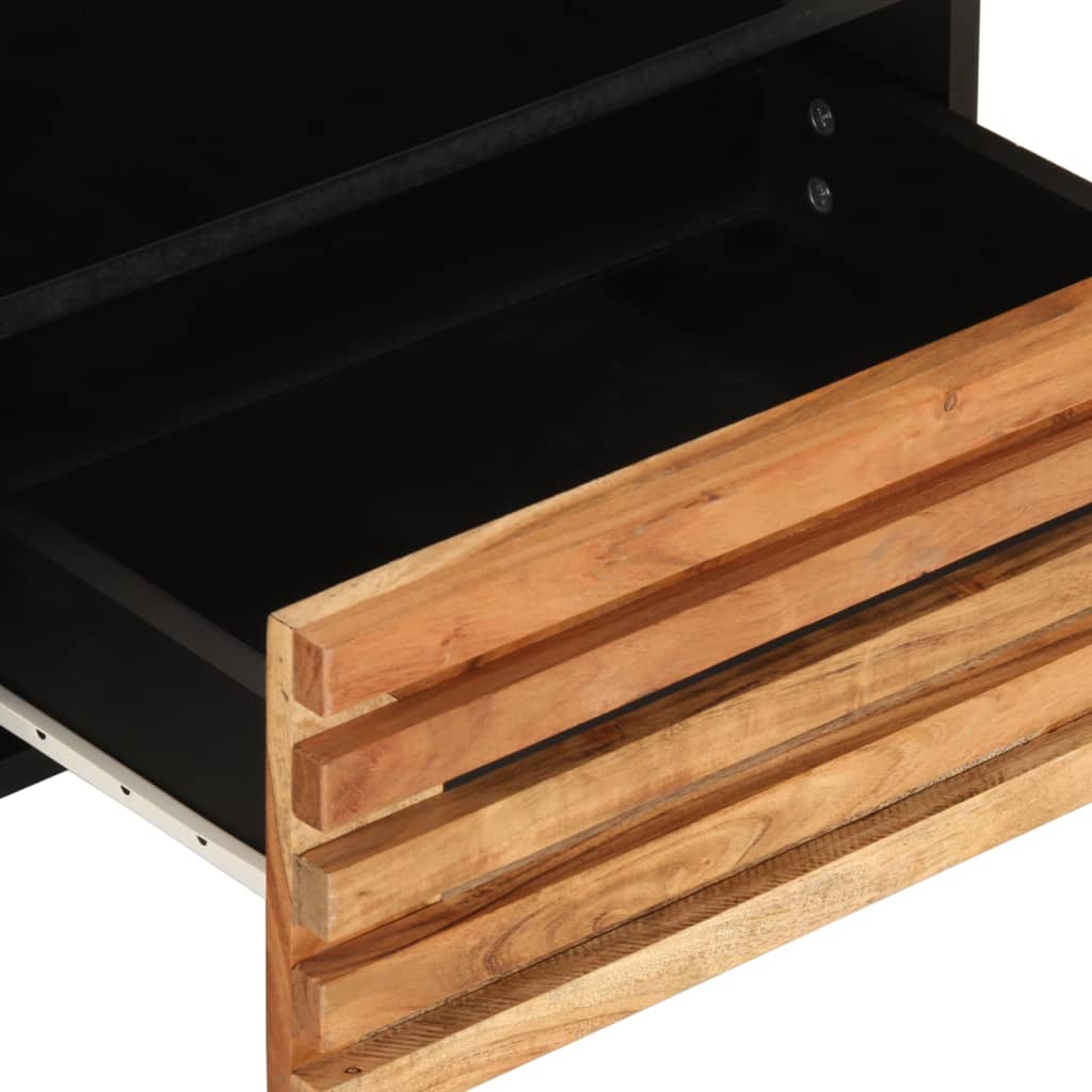 vidaXL TV Cabinet 80x34x46 cm Solid Wood Acacia