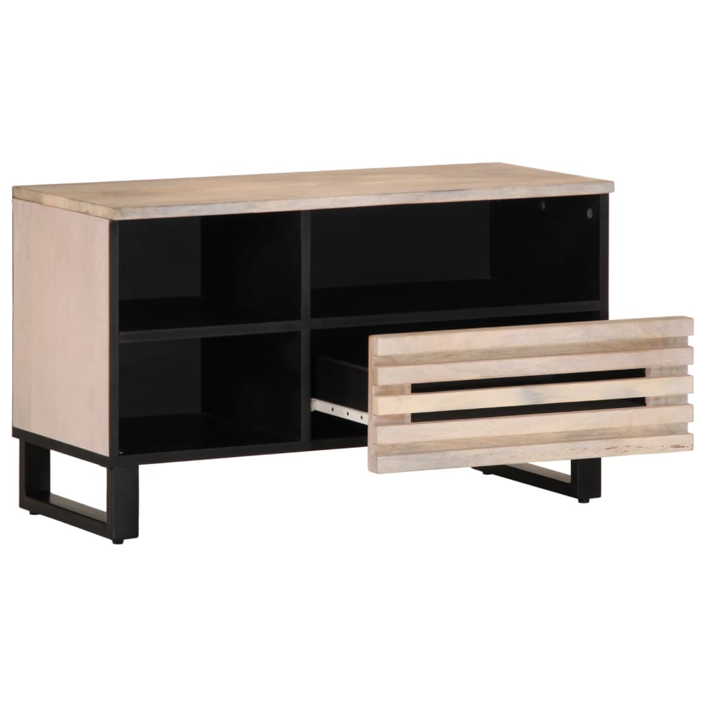 vidaXL TV Cabinet 80x34x46 cm Solid Wood Mango