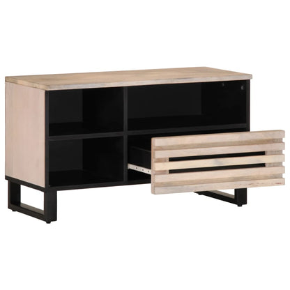 vidaXL TV Cabinet 80x34x46 cm Solid Wood Mango