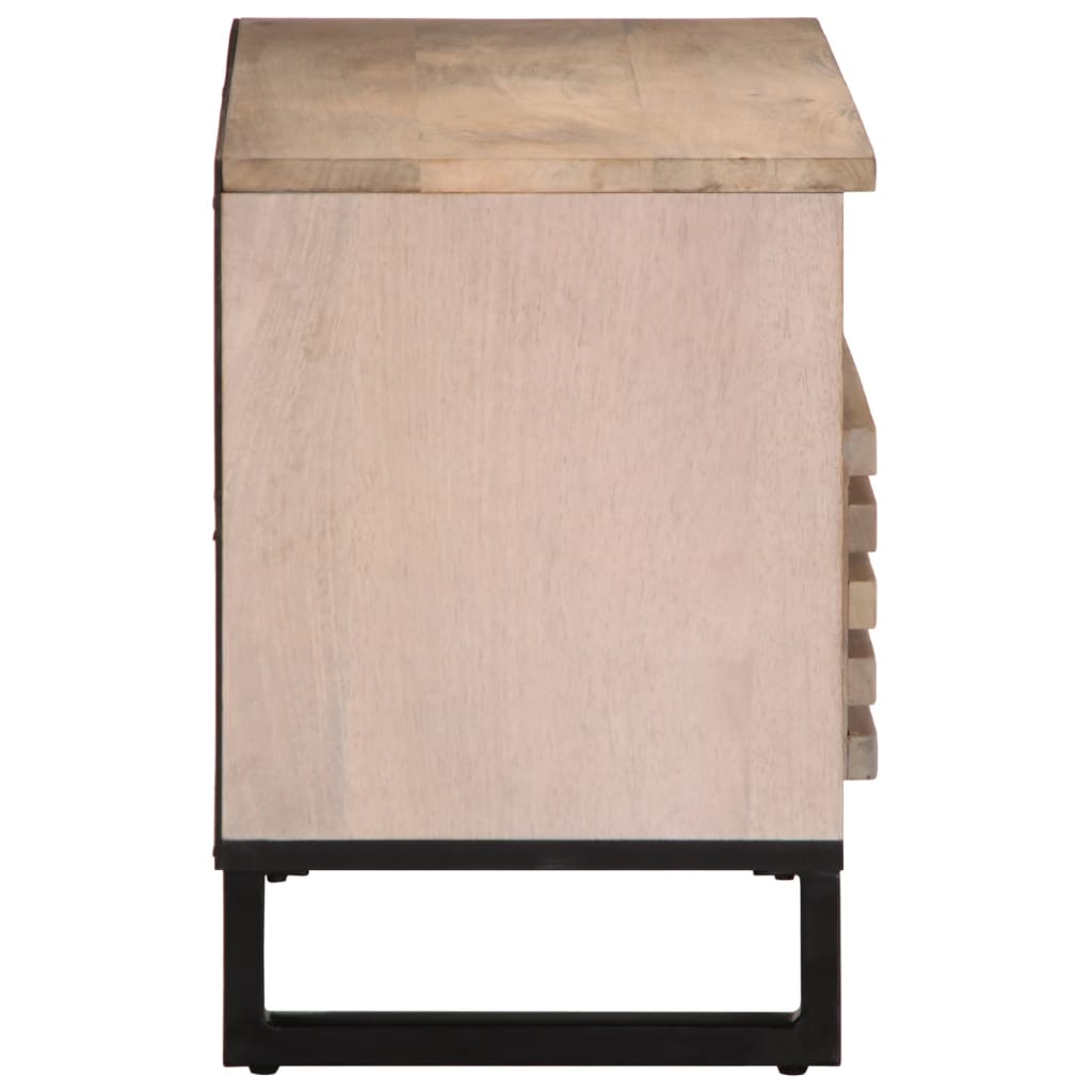 vidaXL TV Cabinet 80x34x46 cm Solid Wood Mango