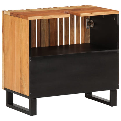 vidaXL Bathroom Sink Cabinet 62x34x58 cm Solid Wood Acacia