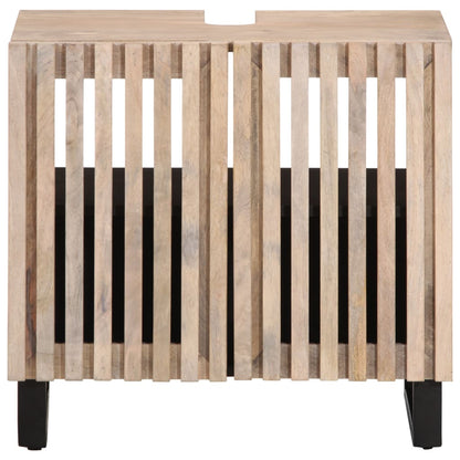vidaXL Bathroom Sink Cabinet 62x34x58 cm Solid Wood Mango
