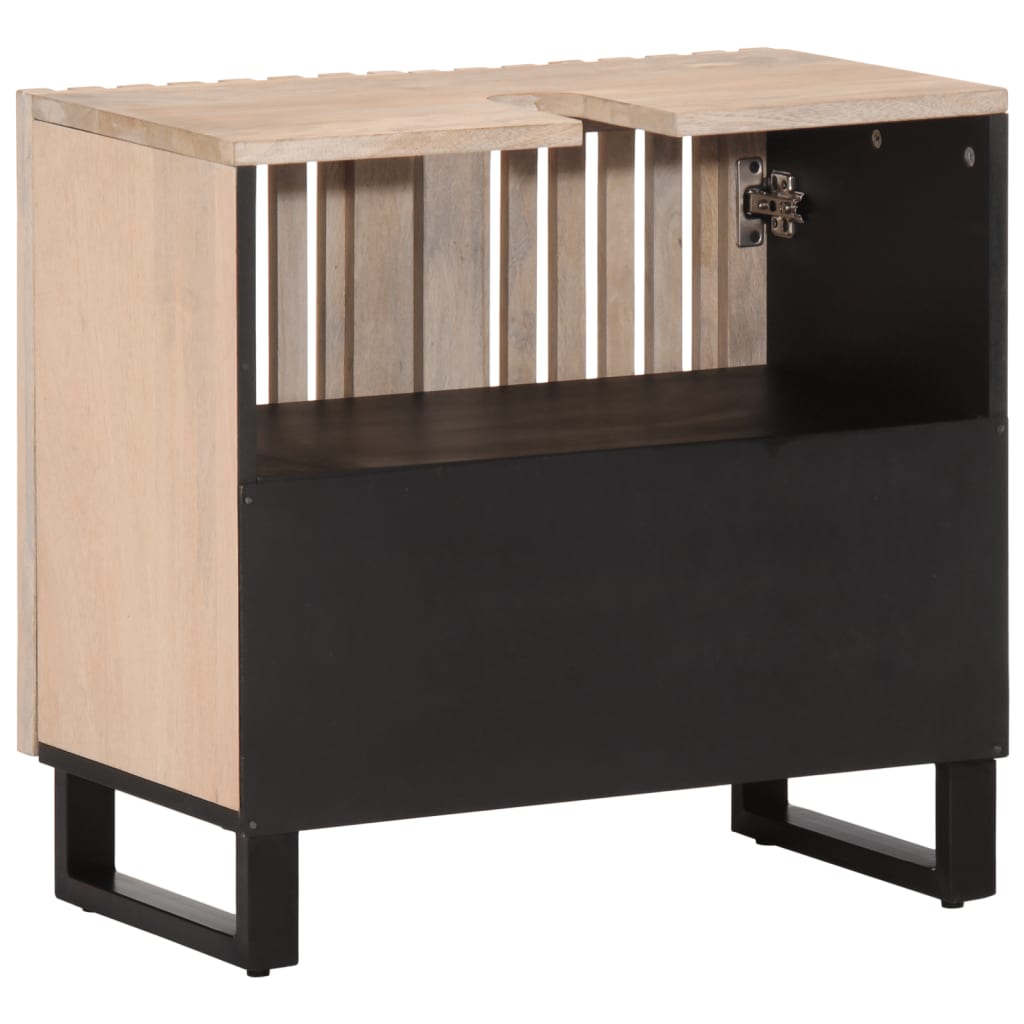 vidaXL Bathroom Sink Cabinet 62x34x58 cm Solid Wood Mango