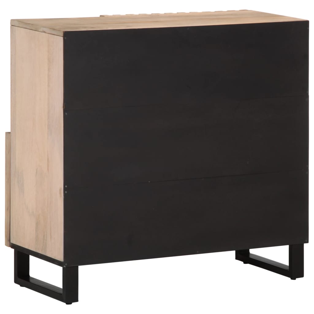 vidaXL Sideboard 80x34x75 cm Solid Wood Mango