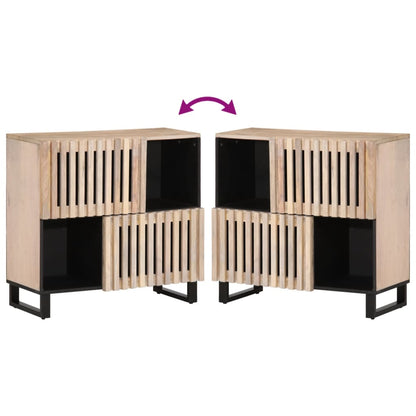 vidaXL Sideboard 80x34x75 cm Solid Wood Mango