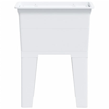 vidaXL Laundry Tub White 59x41x75 cm Resin