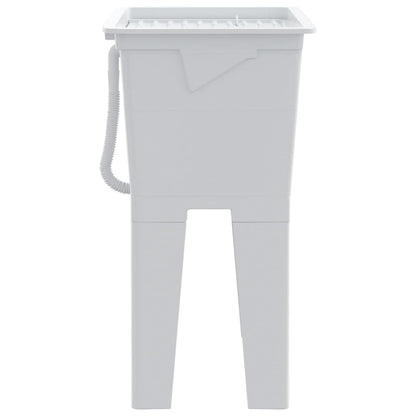 vidaXL Laundry Tub White 59x41x75 cm Resin