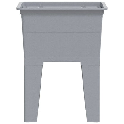 vidaXL Laundry Tub Grey 59x41x75 cm Resin