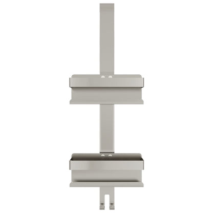 vidaXL Hanging Shower Caddy Brushed 304 Stainless Steel
