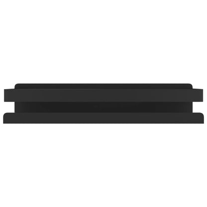 vidaXL Shower Shelf Matt Black 30x10x6 cm Brushed 304 Stainless Steel