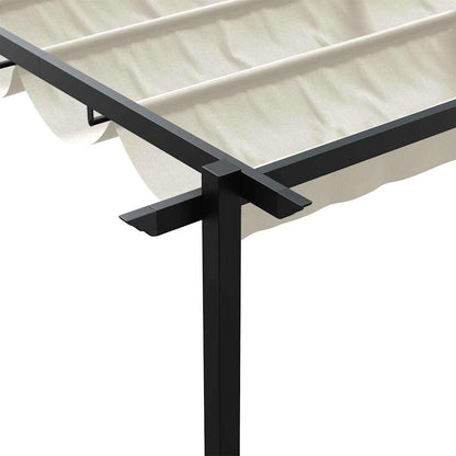 vidaXL Gazebo 300 x 300 x 200 cm Cream Polyester