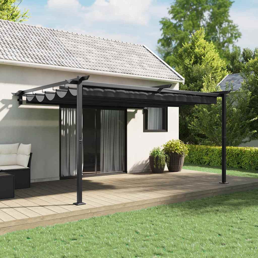 vidaXL Gazebo 400 x 300 x 200 cm Anthracite Polyester