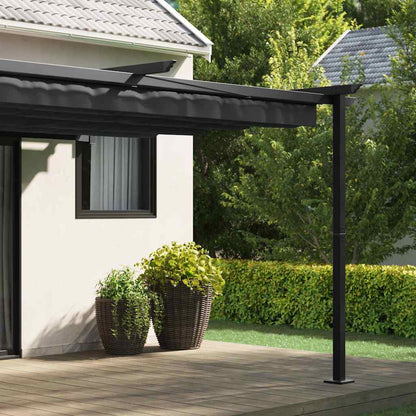 vidaXL Gazebo 400 x 300 x 200 cm Anthracite Polyester