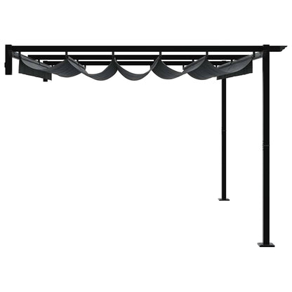 vidaXL Gazebo 400 x 300 x 200 cm Anthracite Polyester