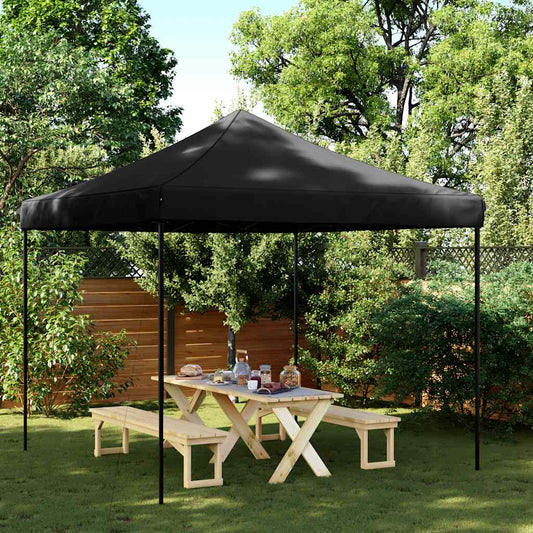 vidaXL Foldable Party Tent Pop-Up Black 292x292x315 cm