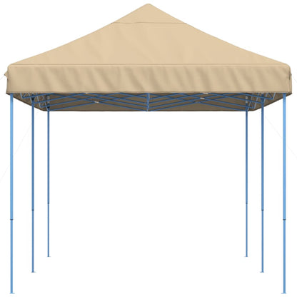 vidaXL Foldable Party Tent Pop-Up Beige 580x292x315 cm