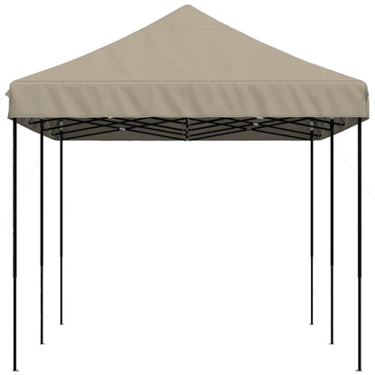 vidaXL Foldable Party Tent Pop-Up Taupe 580x292x315 cm