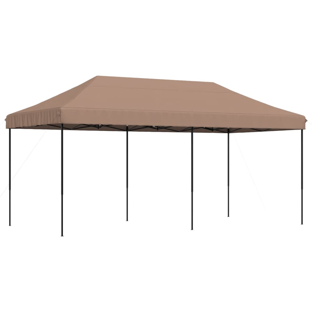 vidaXL Foldable Party Tent Pop-Up Brown 580x292x315 cm