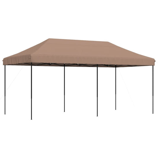 vidaXL Foldable Party Tent Pop-Up Brown 580x292x315 cm