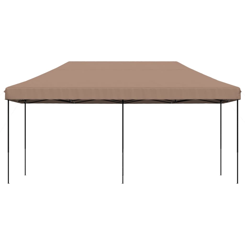 vidaXL Foldable Party Tent Pop-Up Brown 580x292x315 cm