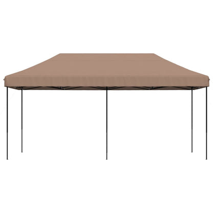 vidaXL Foldable Party Tent Pop-Up Brown 580x292x315 cm