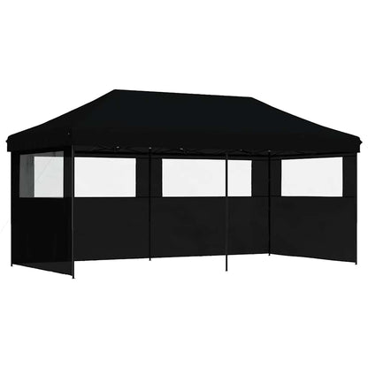 vidaXL Party Tent | Black | Oxford fabric with PVC coating | Large | Foldable