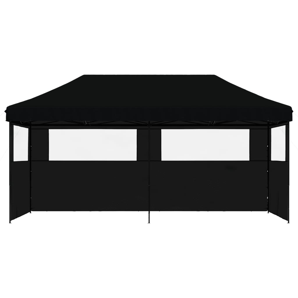 vidaXL Party Tent | Black | Oxford fabric with PVC coating | Large | Foldable