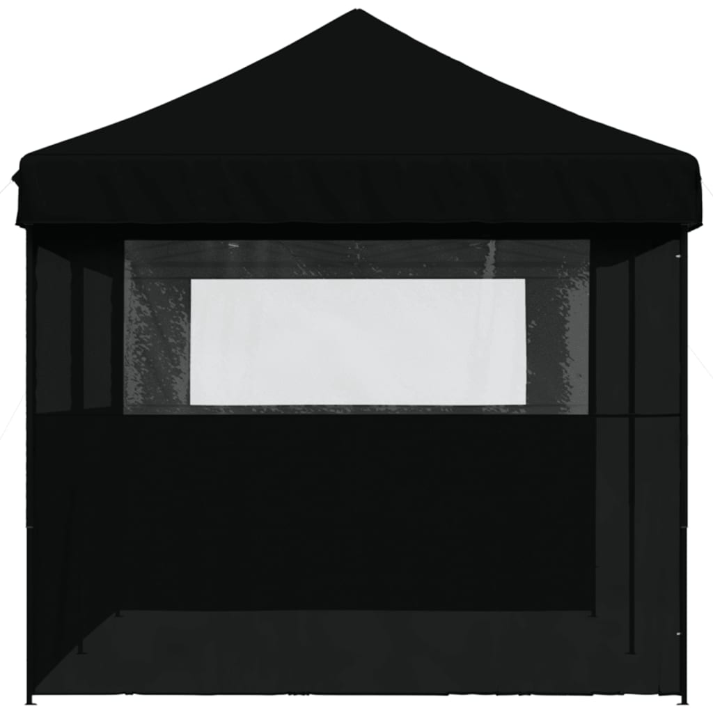 vidaXL Party Tent | Black | Oxford fabric with PVC coating | Large | Foldable