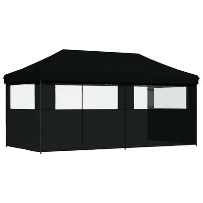 vidaXL Party Tent | Black | Oxford fabric with PVC coating | Large | Foldable