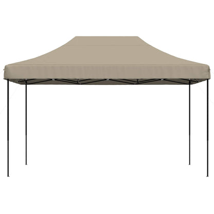 vidaXL Foldable Party Tent Pop-Up Taupe 440x292x315 cm