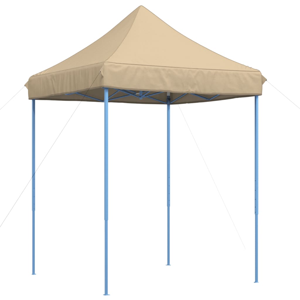 vidaXL Foldable Party Tent Pop-Up Beige 200x200x306 cm