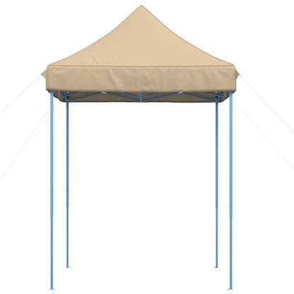 vidaXL Foldable Party Tent Pop-Up Beige 200x200x306 cm