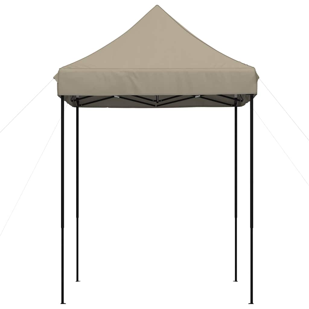vidaXL Foldable Party Tent Pop-Up Taupe 200x200x306 cm