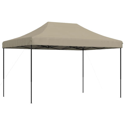 vidaXL Foldable Party Tent Pop-Up Taupe 410x279x315 cm