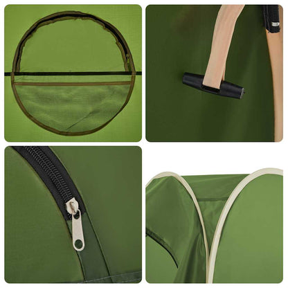 vidaXL Privacy Tent Green Pop-up Waterproof