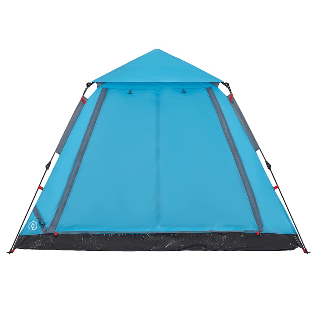 vidaXL Camping Tent Dome 5-Person Blue Quick Release