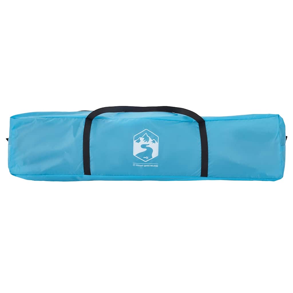 vidaXL Camping Tent Dome 5-Person Blue Quick Release