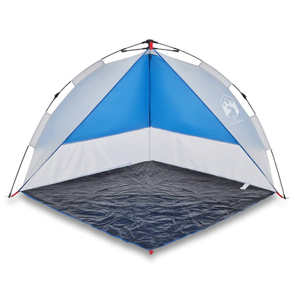vidaXL Beach Tent Azure Blue Quick Release Waterproof